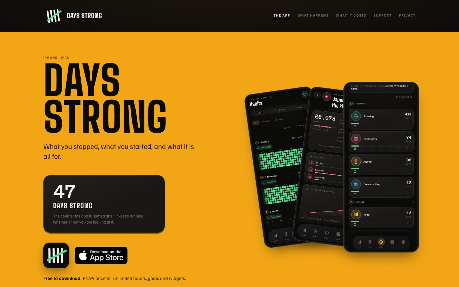 The Days Strong site